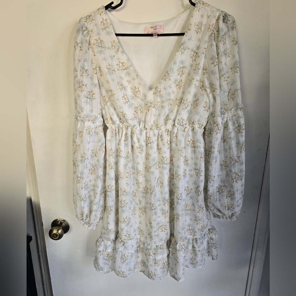 Dizzy Lizzy Floral V-Neck Dress